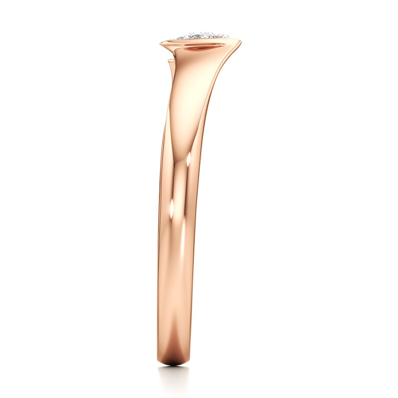 Main Image 3 of J'Lure Lab-Grown Diamond Wedding Band 1/20 ct tw 18K Rose Gold