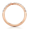 Thumbnail Image 2 of J'Lure Lab-Grown Diamond Contour Wedding Band 3/8 ct tw 18K Rose Gold