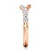 Thumbnail Image 3 of J'Lure Lab-Grown Diamond Contour Wedding Band 3/8 ct tw 18K Rose Gold
