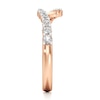 Thumbnail Image 3 of J'Lure Lab-Grown Diamond Contour Wedding Band 3/8 ct tw 18K Rose Gold