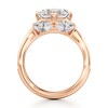 Thumbnail Image 2 of J'Lure Square-Emerald Step-Cut Lab-Grown Diamond Engagement Ring 4-1/2 ct tw 18K Rose Gold