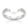 Thumbnail Image 1 of J'Lure Lab-Grown Diamond Contour Wedding Band 1/8 ct tw 18K White Gold