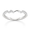 Thumbnail Image 1 of J'Lure Lab-Grown Diamond Angled Contour Wedding Band 1/6 ct tw 18K White Gold