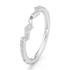 Thumbnail Image 4 of J'Lure Lab-Grown Diamond Angled Contour Wedding Band 1/6 ct tw 18K White Gold