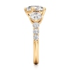 Thumbnail Image 3 of J'Lure Pentagon Brilliant-Cut Lab-Grown Diamond Engagement Ring 3-1/2 ct tw 18K Yellow Gold