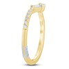 Thumbnail Image 2 of Pnina Tornai Baguette & Round-Cut Diamond Contour Anniversary Ring 1/3 ct tw 14K Yellow Gold