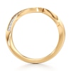 Thumbnail Image 2 of J'Lure Lab-Grown Diamond Contour Wedding Band 1/8 ct tw 18K Yellow Gold