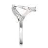 Thumbnail Image 3 of J'Lure Lab-Grown Diamond Contour Wedding Band 1/6 ct tw 18K White Gold