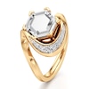 Thumbnail Image 4 of J'Lure Hexagon Portrait-Cut Lab-Grown Diamond Engagement Ring 2 ct tw 18K Yellow Gold