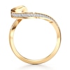 Thumbnail Image 2 of J'Lure Lab-Grown Diamond Contour Wedding Band 1/6 ct tw 18K Yellow Gold