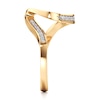 Thumbnail Image 3 of J'Lure Lab-Grown Diamond Contour Wedding Band 1/6 ct tw 18K Yellow Gold
