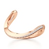 Thumbnail Image 1 of J'Lure Lab-Created Diamond Contour Wedding Band 1/5 ct tw 18K Rose Gold
