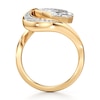 Thumbnail Image 2 of J'Lure Oval Portrait-Cut Lab-Grown Diamond Engagement Ring 3 ct tw 18K Yellow Gold