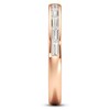 Thumbnail Image 3 of J'Lure Baguette-Cut Lab-Grown Diamond Contour Wedding Band 3/8 ct tw 18K Rose Gold