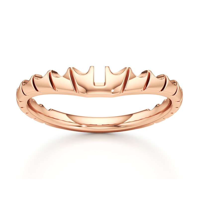 Main Image 1 of J'Lure Contour Wedding Band 18K Rose Gold