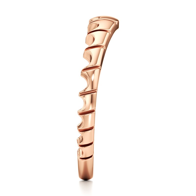 Main Image 3 of J'Lure Contour Wedding Band 18K Rose Gold