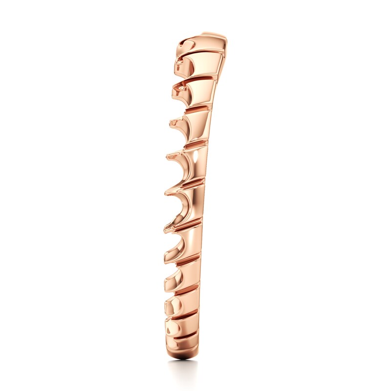 Main Image 3 of J'Lure Contour Wedding Band 18K Rose Gold