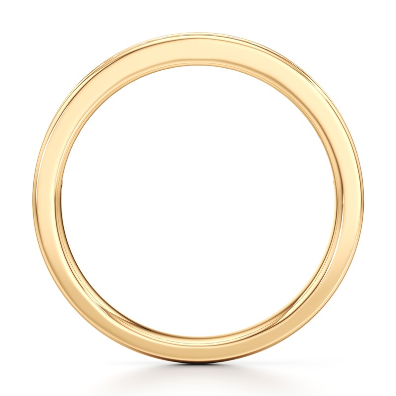 Main Image 2 of J'Lure Baguette & Round-Cut Lab-Created Diamond Wedding Band 3/8 ct tw 18K Yellow Gold
