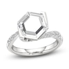 Thumbnail Image 1 of J'Lure Hexagon Portrait-Cut Lab-Grown Diamond Engagement Ring 3-1/2 ct tw 18K White Gold