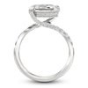 Thumbnail Image 4 of J'Lure Hexagon Portrait-Cut Lab-Grown Diamond Engagement Ring 3-1/2 ct tw 18K White Gold