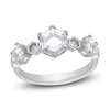 Thumbnail Image 1 of J'Lure Hexagon Portrait-Cut Lab-Grown Diamond Three-Stone Ring 1-1/5 ct tw 14K White Gold