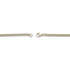 Thumbnail Image 4 of Men's Hammered Shield & Cross Necklace Yellow Ion-Plated Stainless Steel 24"