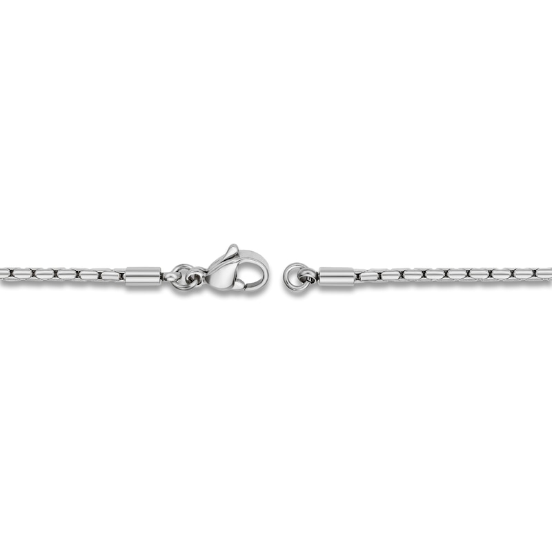 Main Image 3 of Snake Chain Necklace 2mm Stainless Steel 22"