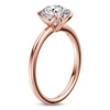 Thumbnail Image 2 of Certified Round-Cut Diamond Solitaire Engagement Ring 2 ct tw 14K Rose Gold (I1/I)