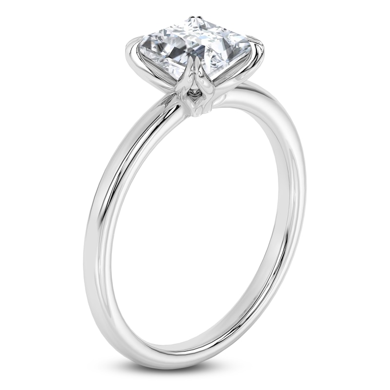 Main Image 2 of Certified Princess-Cut Diamond Solitaire Engagement Ring 1-1/2 ct tw Platinum (VS2/F)