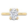 Thumbnail Image 3 of Certified Oval-Cut Diamond Solitaire Engagement Ring 2 ct tw 14K Yellow Gold (I1/I)