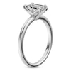 Thumbnail Image 2 of Certified Emerald-Cut Diamond Solitaire Engagement Ring 1-1/2 ct tw 14K White Gold (I1/I)