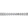 Thumbnail Image 2 of Emerald-Cut Lab-Grown Diamond Tennis Bracelet 5 ct tw 14K White Gold 7"
