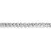 Thumbnail Image 2 of Oval-Cut Lab-Grown Diamond Tennis Bracelet 5 ct tw 14K White Gold 7"