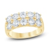 Thumbnail Image 1 of Lab-Grown Diamond Two-Row Anniversary Ring 2-1/2 ct tw 14K Yellow Gold