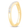 Thumbnail Image 2 of Certified Diamond Contour Anniversary Ring 3/8 ct tw 14K Yellow Gold