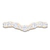 Thumbnail Image 3 of Certified Diamond Alternating Chevron Anniversary Ring 5/8 ct tw 14K Yellow Gold