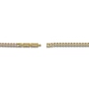 Thumbnail Image 3 of Curb Chain Necklace 8mm Stainless Steel & Yellow Ion Plating 22"