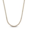 Thumbnail Image 1 of Curb Chain Necklace 8mm Stainless Steel & Yellow Ion Plating 30"