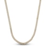 Thumbnail Image 1 of Curb Chain Necklace 8mm Stainless Steel & Yellow Ion Plating 18"
