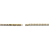 Thumbnail Image 3 of Curb Chain Necklace 8mm Stainless Steel & Yellow Ion Plating 18"