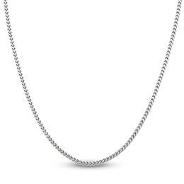 Foxtail Chain Necklace 2.5mm Stainless Steel 24"