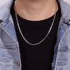 Thumbnail Image 4 of Foxtail Chain Necklace 2.5mm Stainless Steel 24"