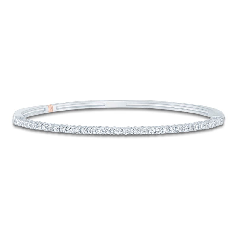Main Image 1 of Pnina Tornai Lab-Grown Diamond Bangle Bracelet 1 ct tw 14K White Gold