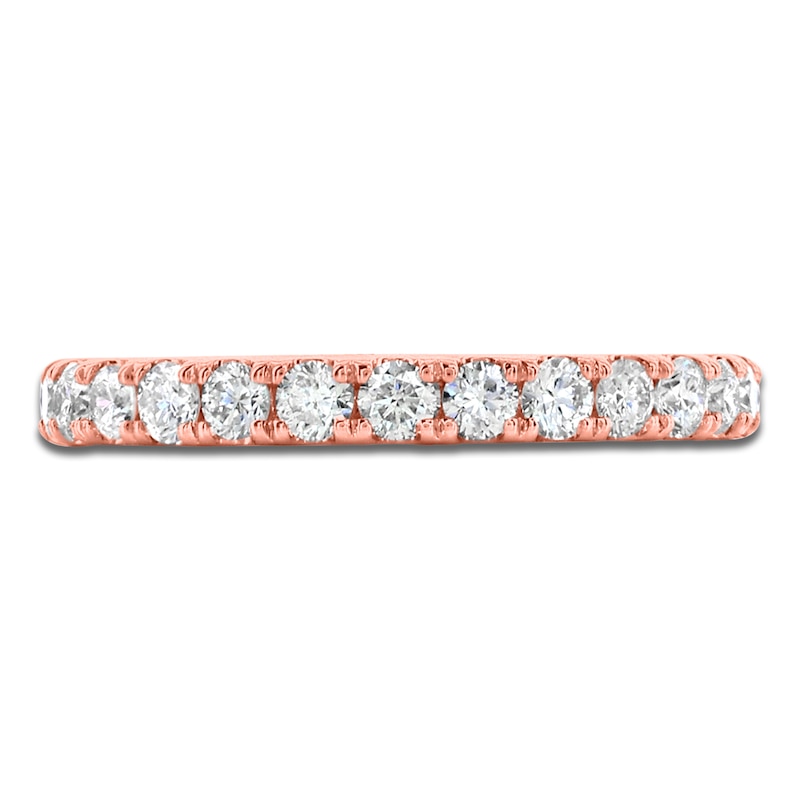 Main Image 3 of Certified Diamond Eternity Band 7/8 - 1-1/5 ct tw 14K Rose Gold