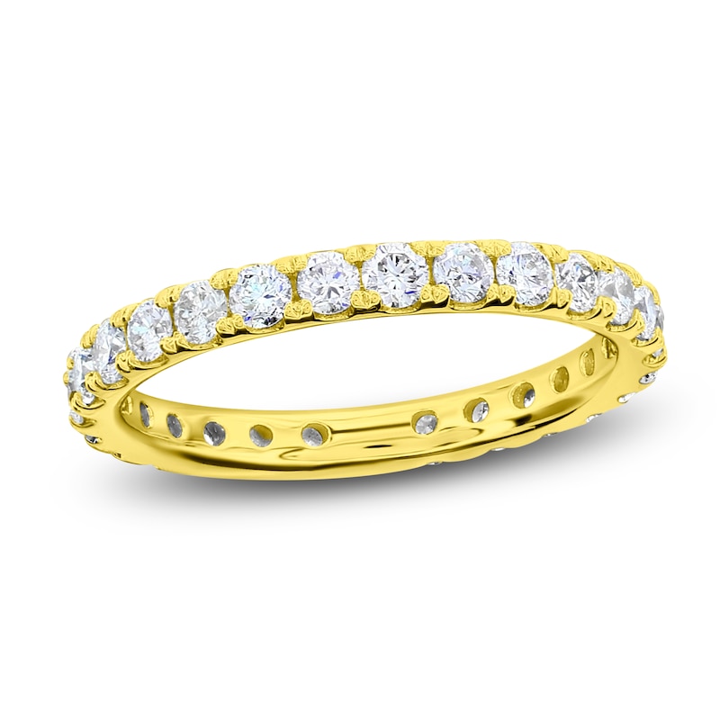Main Image 1 of Certified Diamond Eternity Band 7/8 - 1-1/5 ct tw 14K Yellow Gold