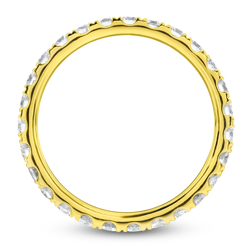 Main Image 2 of Certified Diamond Eternity Band 7/8 - 1-1/5 ct tw 14K Yellow Gold