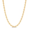 Thumbnail Image 1 of Glitter Rope Chain Necklace 3.85mm Semi-Solid 10K Yellow Gold 20"