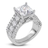 Thumbnail Image 2 of Princess-Cut Lab-Grown Diamond Engagement Ring 4-3/4 ct tw 14K White Gold