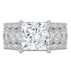 Thumbnail Image 3 of Princess-Cut Lab-Grown Diamond Engagement Ring 4-3/4 ct tw 14K White Gold