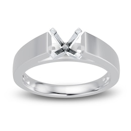 Solitaire Ring Setting 14K White Gold 2mm